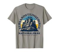 Elbsandsteingebirge Nationalpark Sächsische Schweiz Wandern T-Shirt