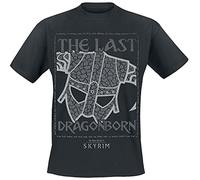 Elder Scrolls The V - Skyrim - The Last Dragonborn Männer T-Shirt schwarz L