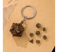 Elderwood's Vault - W20 Schlüsselanhänger mit Mini-Würfelset - Withered Grove