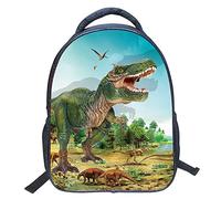 ele ELEOPTION Kindergartenrucksack Wasserdicht Rucksäcke 3D Dinosaurier Pattern Kinder Schultasche Kindergartentasche (Stil ZZ43)