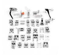 ele ELEOPTION Nähmaschinen-Set, multifunktional, für Haushaltsnähmaschine, Saum, Nähfuß, Zubehör für Brother Singer, 32 Stück