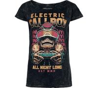 Electric Callboy All Night Long Frauen T-Shirt Charcoal XL 100% Baumwolle Band-Merch, Bands