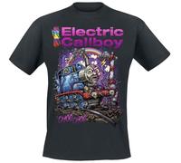Electric Callboy Choo Choo Unisex T-Shirt schwarz XXL 100% Baumwolle Band-Merch, Bands