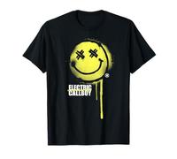 Electric Callboy Damen Spray Smile T-Shirt Schwarz Kurzarm S