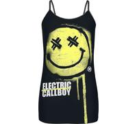 Electric Callboy Spray Smile Frauen Top schwarz S 95% Viskose, 5% Elasthan Band-Merch, Bands