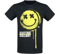 Electric Callboy Spray Smile T-Shirt schwarz in XL