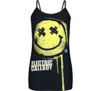 Electric Callboy Spray Smile Top schwarz in M