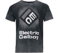 Electric Callboy Square Logo Männer T-Shirt grau XXL 100% Baumwolle Band-Merch, Bands