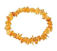 ELEDORO PowerBead Edelstein Armband mit Natur Bernstein