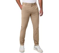 Elegancity Chino Hosen Herren Khaki Freizeithose Regular Fit Funktionshose Wasserdicht Business Anzughose XL