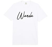 Elegant Handwritten Font Wanda Calligraphy Comfort Colors Adult Heavyweight T-Shirt