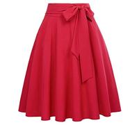 elegant mädchen Retro Vintage Rock a-Linie Faltenrock Hohe Taille Rock BP561-4 M