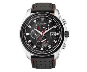 Elegant Racing Funk Uhr schwarz