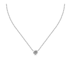 Elegant steel necklace with crystal Family LPS10ASF04