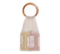 Elegant Woven Bag - Crystal Purse for Women Travel | Polyester Body with Sparkling Handle, Lightweight Tote Organizer, Stylish Accessory for Family, Girlfriend, Home, Commute, Daily Use