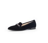 elegante Ballerinas schwarz(altsilber) - Gr. - 38.5 EU | 5.5 UK