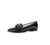 elegante Ballerinas schwarz(altsilber) - Gr. - 40 EU | 6.5 UK