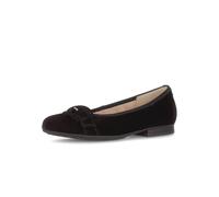 elegante Ballerinas schwarz (gold)