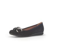 elegante Ballerinas schwarz(uni+asilb)