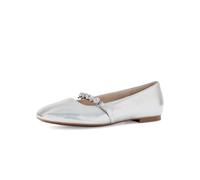 elegante Ballerinas silber (Kristall) - Gr. - 38.5 EU | 5.5 UK