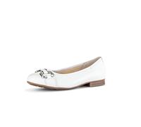 elegante Ballerinas weiss (silber) - Gr. - 41 EU | 7.5 UK