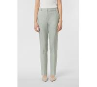 Elegante Cigarette-Pants mit Struktur türkis 38