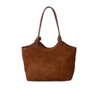 Elegante geräumige Umhängetasche im koreanischen Stil, Vintage-Stil, Wildleder-Finish, PU-Unterarm-Geldbörse, lässige Handtasche für Damen, für den täglichen Gebrauch, praktische Arbeitstasche aus