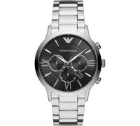 Elegante Herrenuhr der Marke Armani. Die Uhr hat ein Armband, das auch kleiner gemacht werden kann, das Gehäuse hat einen Durchmesser von 44 mm und das Uhrwerk ist ein Quarzwerk. Marke: ArmaniModellna