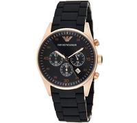 Elegante Herrenuhr der Marke Armani. Die Uhr hat ein Armband, das auch kleiner gemacht werden kann, das Gehäuse hat einen Durchmesser von 43 mm und das Uhrwerk ist Quarz. Marke: ArmaniModellname: AR59