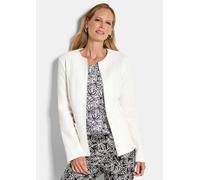 Elegante Jerseyjacke aus Baumwolle weiß 42