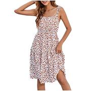 Elegante Kleider Damen Sale Angebote Einfarbig V-Ausschnitt Homewear Blusenkleid mit Knopfen Ärmelloses Kleid Enger Sommerkleid Partykleid mit Schlitz meine bestellungen anzeigen Elegantes Midikl