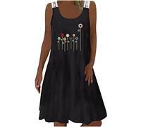 Elegante Kleider Damen Sale Angebote Hochzeit Chiffon Faltenrock Langes Kleid Sommer V-Ausschnitt Leinenkleid Kurzarm Sommerkleid Kurzarm Midi Freizeitkleid mit Schlitz T-Shirt Kleid meine bestel