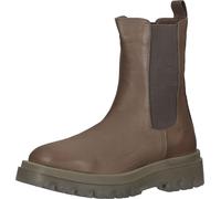 Lazamani Stiefelette Leder/Textil Taupe