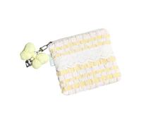 Elegante, mit Spitze verzierte Kosmetiktasche, gestepptes Design, ergonomische Make up Tasche, modische Reißverschlüsse, Münzbörse, Spitzen Kosmetiktasche für Damen