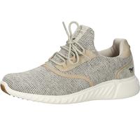 Elegante MUSTANG Sneaker Schnürschuhe für Damen 1315-310-4 Beige 41