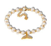 Elegante Perlenarmbänder für Frauen echte natürliche Süßwasserbarocken Perle weiß rosa ovale Perlen Armreif Hochzeit Freundschaftsschmuck