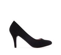 Elegante Pumps aus Nubukleder in Schwarz. Gr. 41
