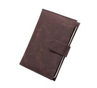 Elegante Reisepasshülle aus PU-Leder, Kartenetui, modisch, Reisedokumentenhalter für Damen und Herren, Reisebrieftasche, braun, Mass Beauty