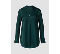 Elegante Satin-Bluse mit Manschetten 38 Blau 2173201.6934.38