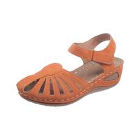 Elegante Schuhe Damen, Bequeme Sommer-Strandsandalen Mit Offener Zehenpartie Und Klettverschluss LäSsig