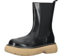 Elegante Steve Madden Stiefelette Schlupfschuhe für Damen Warrior SM11002072-BKG Schwarz 36