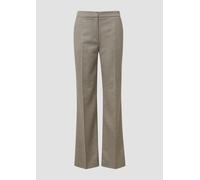 Elegante Stoffhose mit weitem Bein und Glitzergarn 42/LONG grau 2173712.94Q1.42_LONG