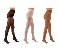 Elegante Strumpfhosen 20 DEN - 3er Pack in Schwarz / Weiß / Dunkelbeige XXL