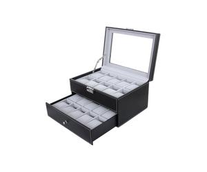 Elegante Uhrenbox für 20 Uhren