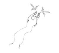 Elegante Vogel Brosche, Statement Anstecknadel für den Alltag, Party, Feier, Quasten, Anstecknadel für Modebegeisterte, bequemes Tragen