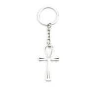 Eleganter Edelstahl Schlüsselanhänger Mit Minimalistischen Kreuz-Design, Das Geschenk Für Frauen, Ideal Als Geburtstagsgeschenk Für Die Freundin, Kreative Geschenke Für Frauen Und Kleine Geschenke