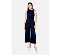 Eleganter Jumpsuit mit Eingrifftaschen dunkelblau 38