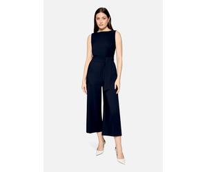 Eleganter Jumpsuit mit Eingrifftaschen dunkelblau 44