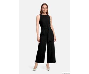Eleganter Jumpsuit mit Eingrifftaschen Schwarz 42