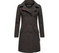 Eleganter Mantel in Wollmantel-Optik mit Reverskragen "Nanakoo" Anthrazit S